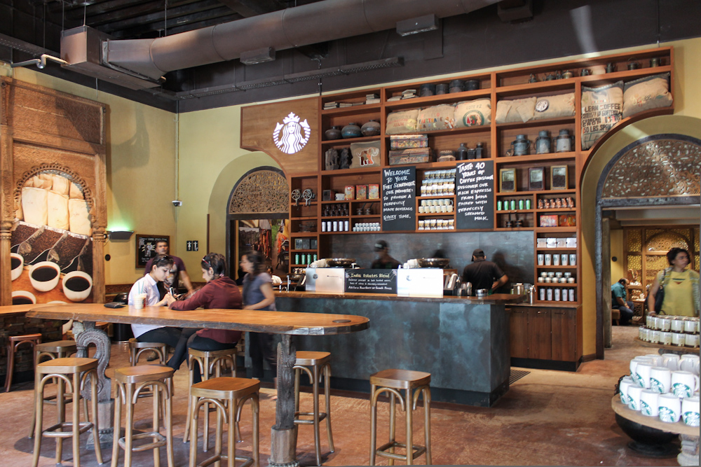 Starbucks Coffee ☆ Horniman Circle Mumbai Chuzai Living