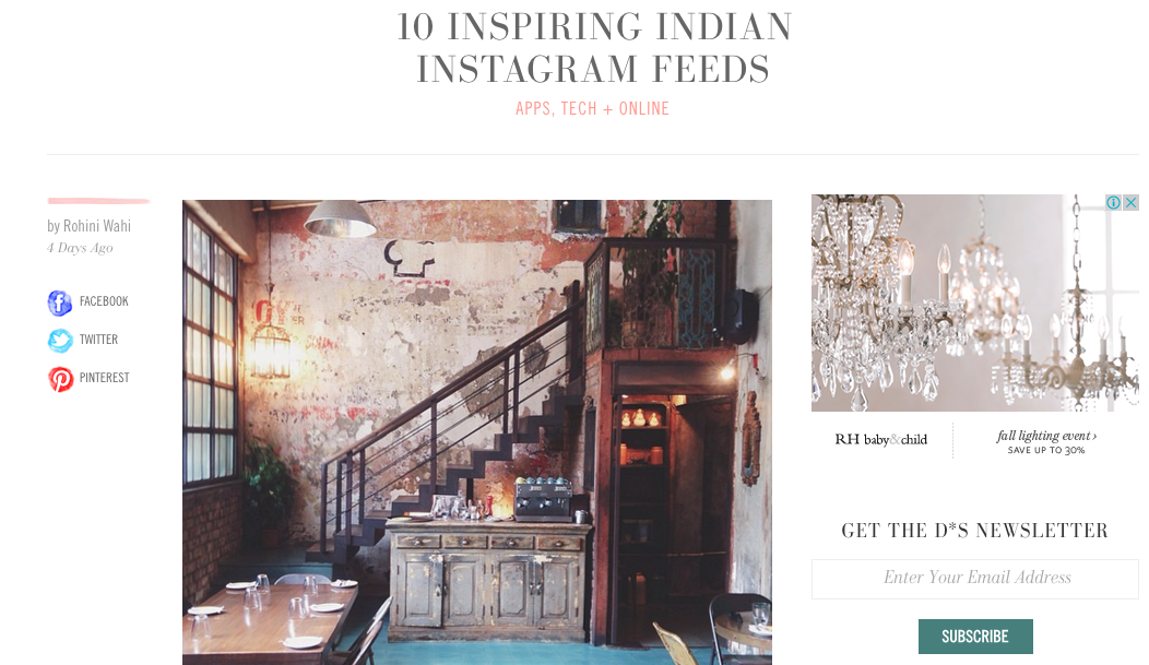 10 Inspiring Indian Instagram Feeds