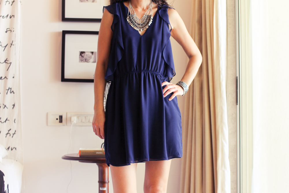 Zara Navy Dress