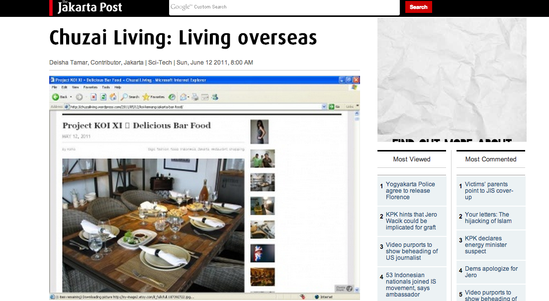 Jakarta Post Chuzai Living