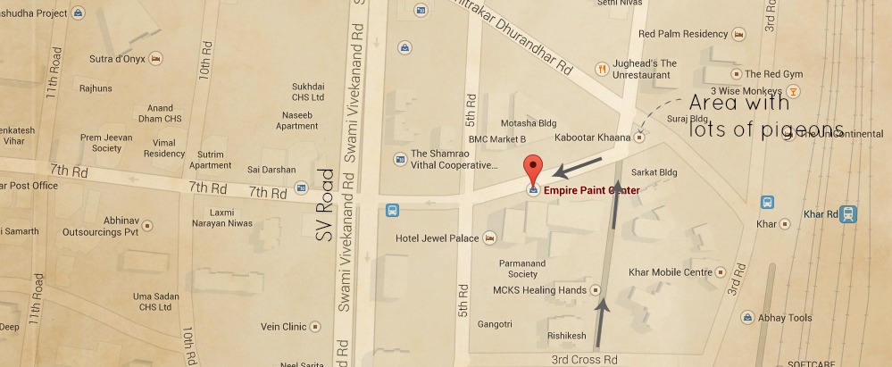 Empire Paint Center Map