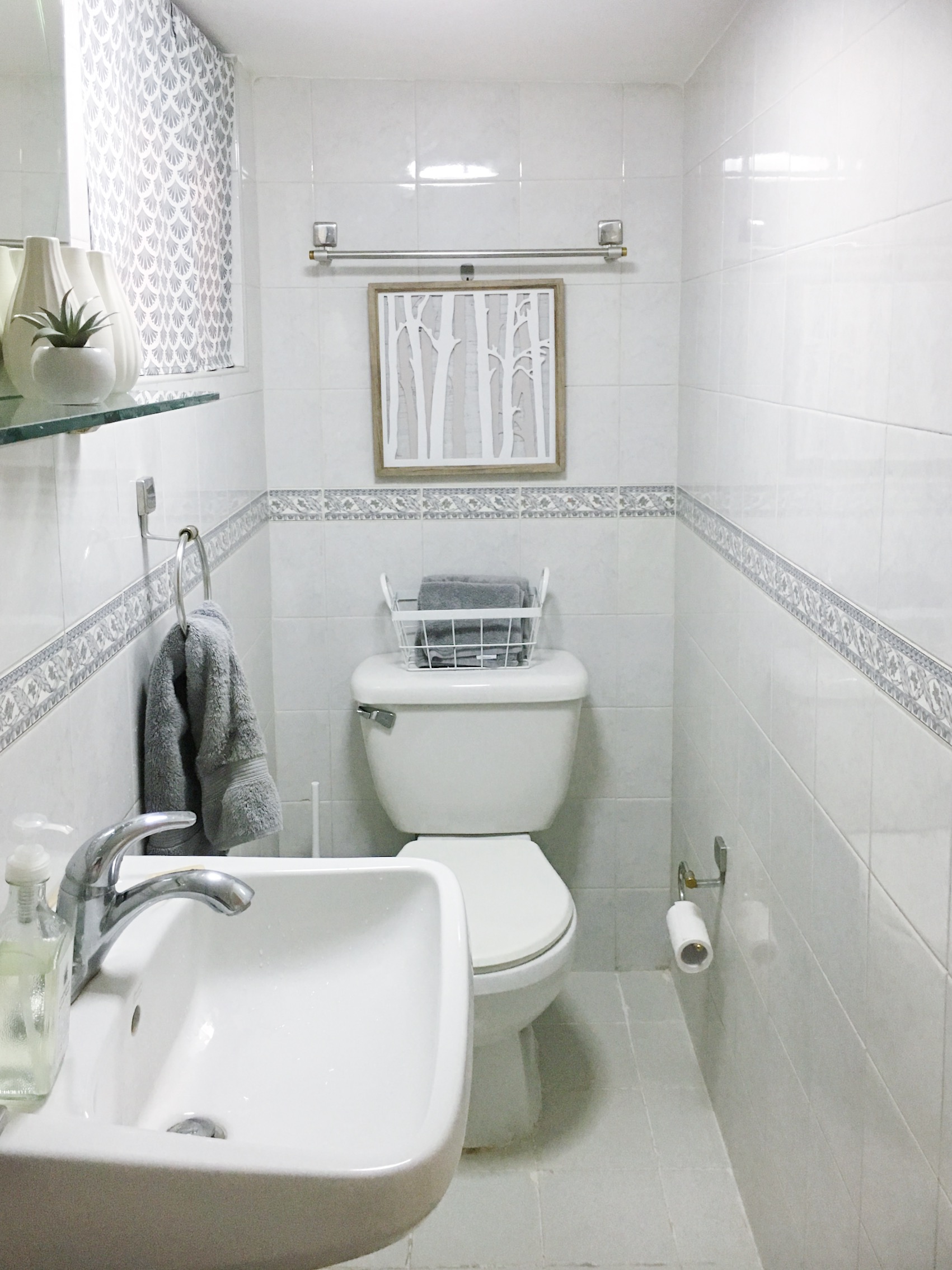 image.title Easy Guest Bathroom Makeover Chuzai Living Bathroom Tiles Design Ideas Philippines