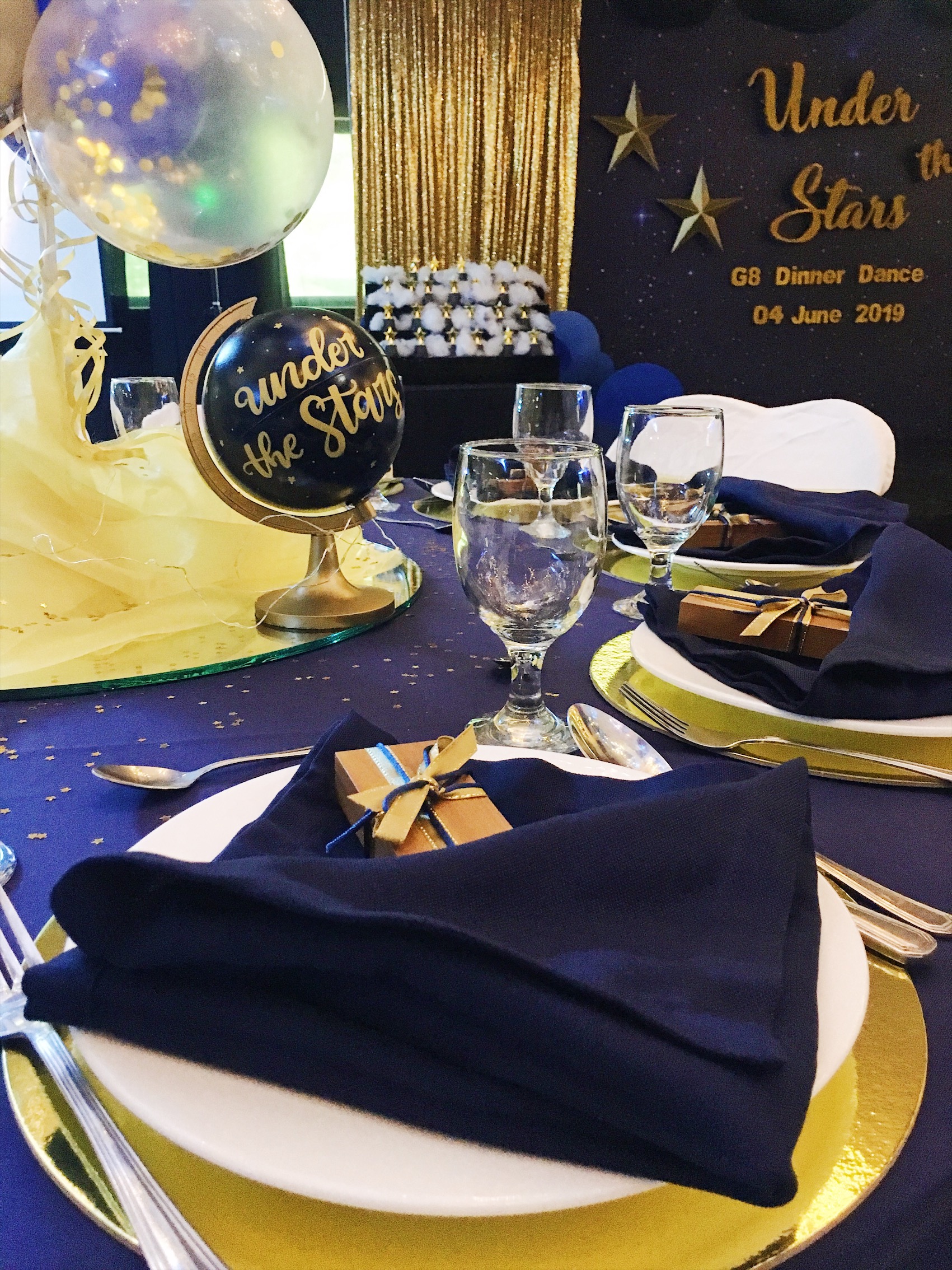 Decorations For Under The Stars Dinner Dance