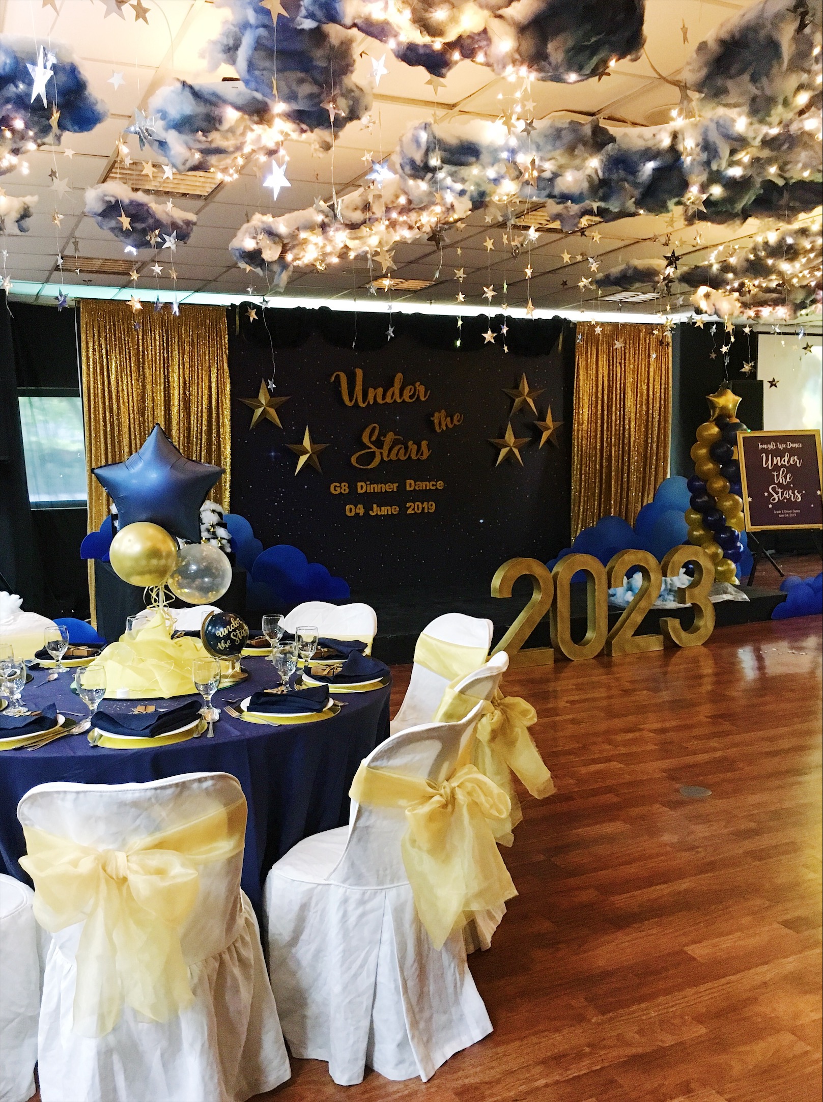 Decorations For Under The Stars Dinner Dance