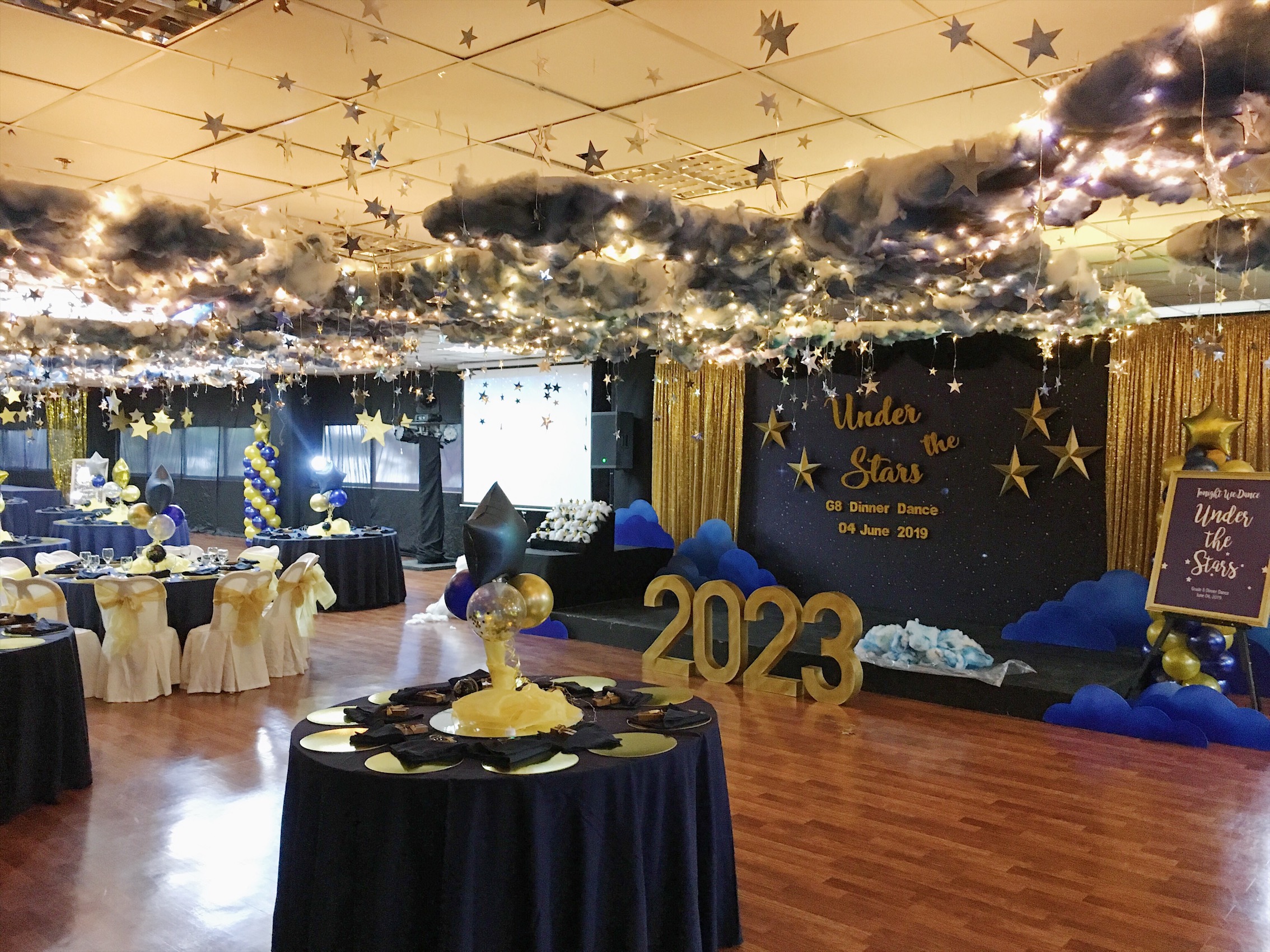 Decorations For Under The Stars Dinner Dance