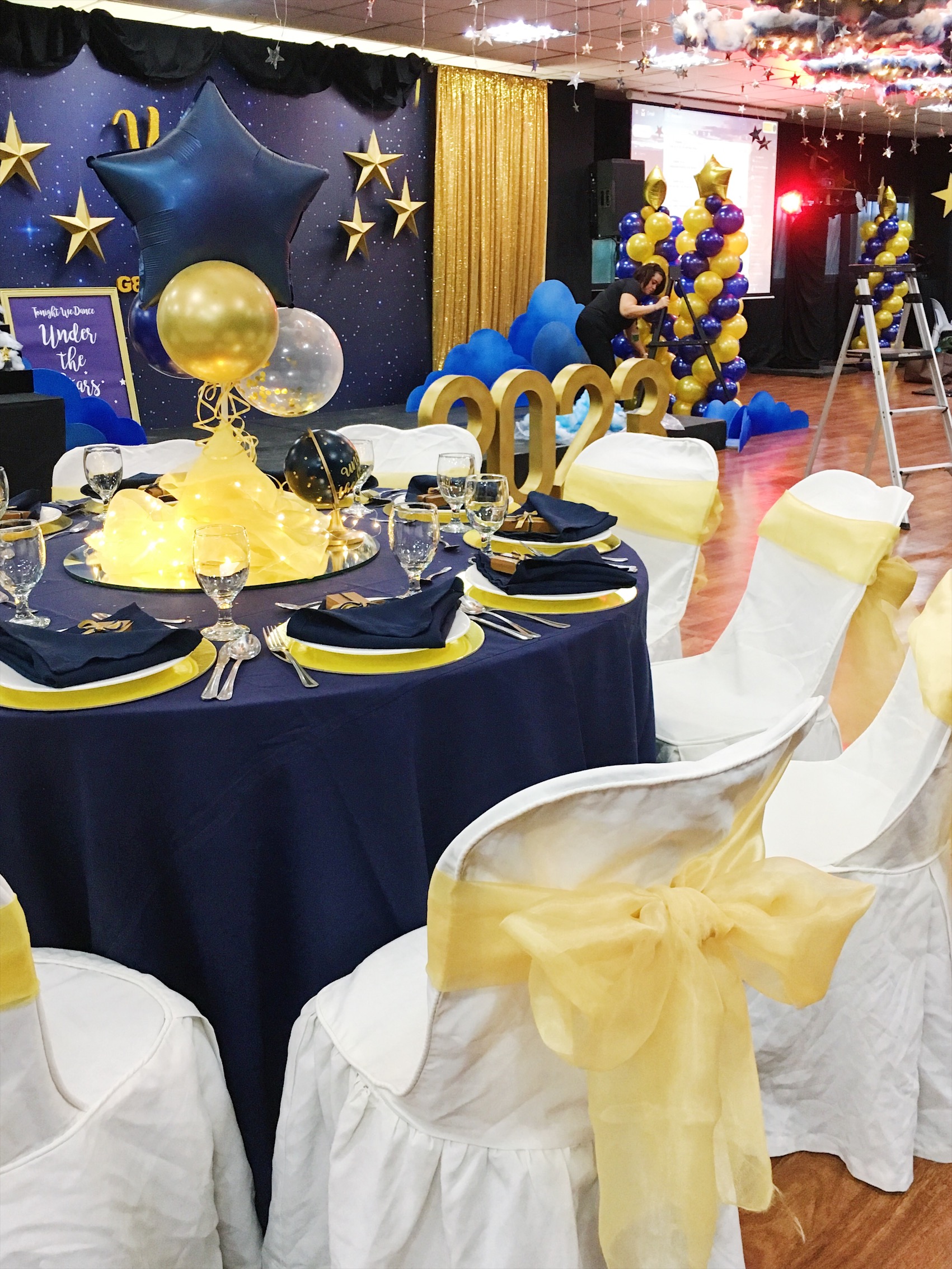 Decorations For Under The Stars Dinner Dance