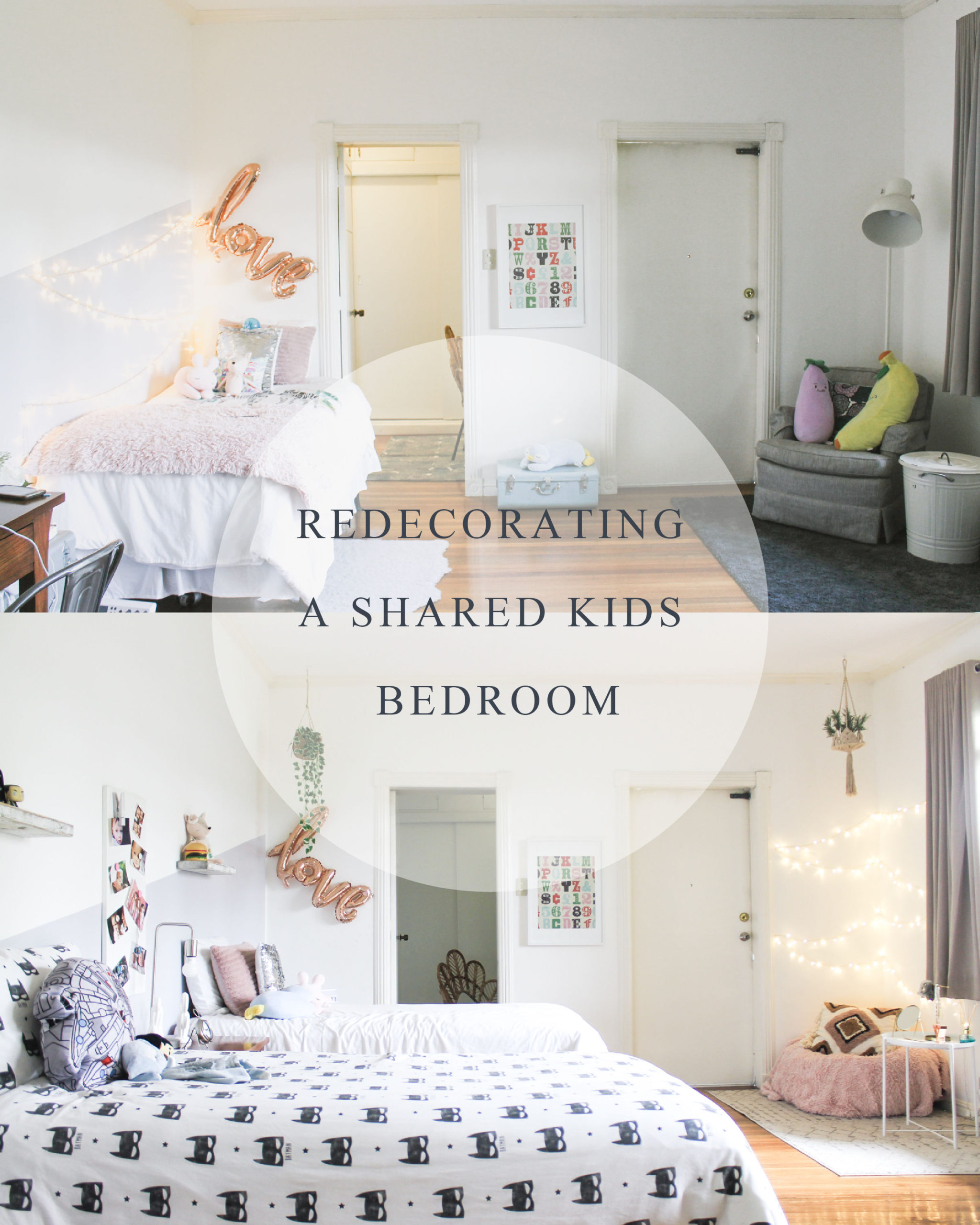 Redecorating A Shared Kids\' Bedroom | Chuzai Living